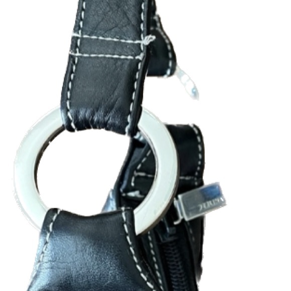 Perlina New York Handbag - Black Leather - Picture 2 of 5